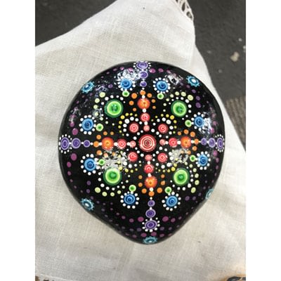 Hand Decorated Rocks at Poky Dot Boutique
