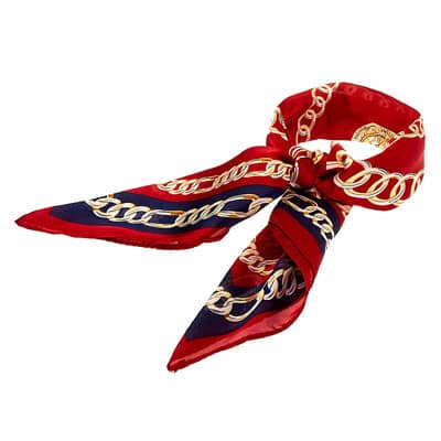 Chain Print Knotted Bandana Headwrap at Claire’s