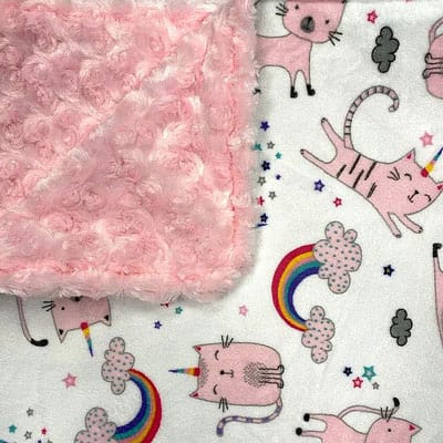 Caticorn Luxury Minky Blanket at CozyBelle