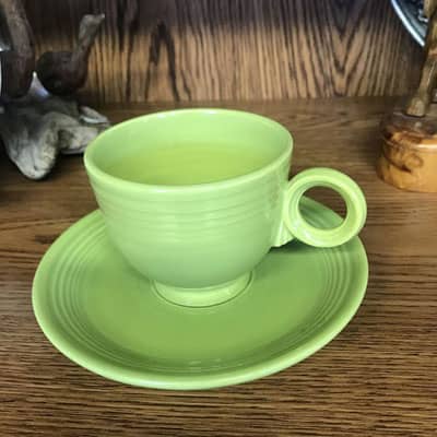 Fiesta Cup and Saucer at 2nd Time Around