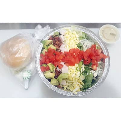 Half Cobb Salad at Food For Thought Take Out