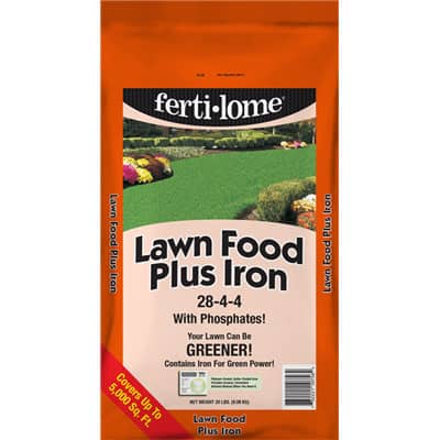 ferti-lome Lawn Food Plus Iron 28-4-4 at The Pocatello Greenhouse