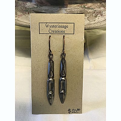 Fountain Pen Nibs Earrings at Wysteriasage