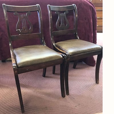 Harp Back Vintage Chairs