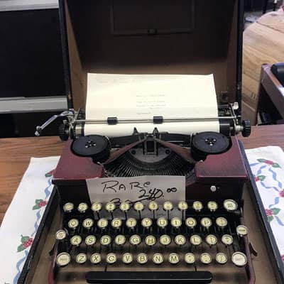 Rare Royal Portable Typewriter at 2nd Time Around