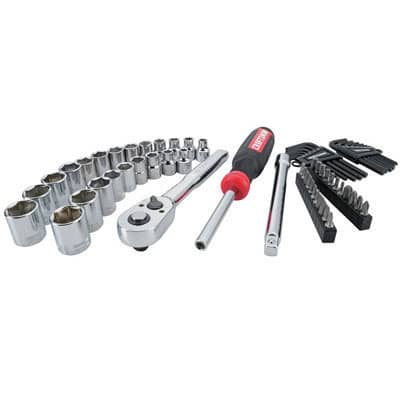 Craftsman 3/8 in. drive Metric and SAE 6 Point Tool Set 63 pc. at Ace Hardware