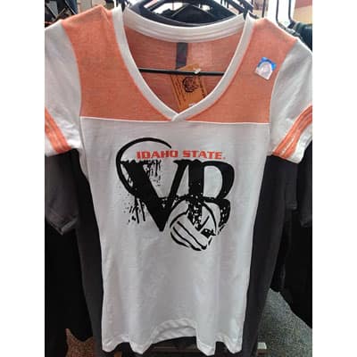 Ladies V-Neck Volleyball #16 at The Orange and Black Store