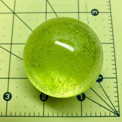 Glass Marble – Green Slime at Pegasus A to Z